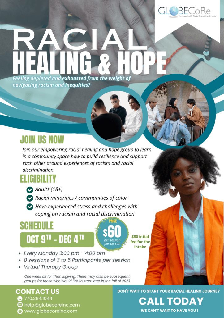 Racial Healing and Hope group therapy